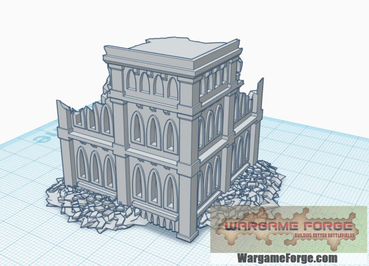 6mm / 8mm Gothic Ruins Mega Bundle (100 STLs)