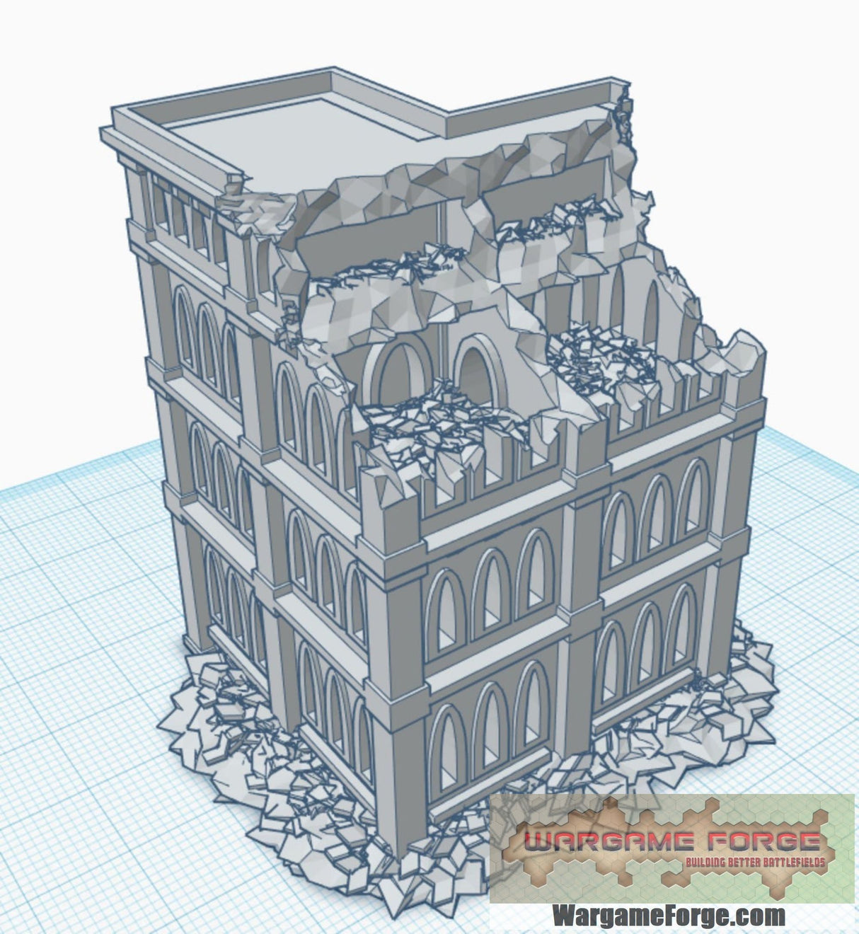 6mm / 8mm Gothic Ruins Mega Bundle (100 STLs)