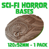 120x92mm Sci-fi Horror Round Base (Set of 1)