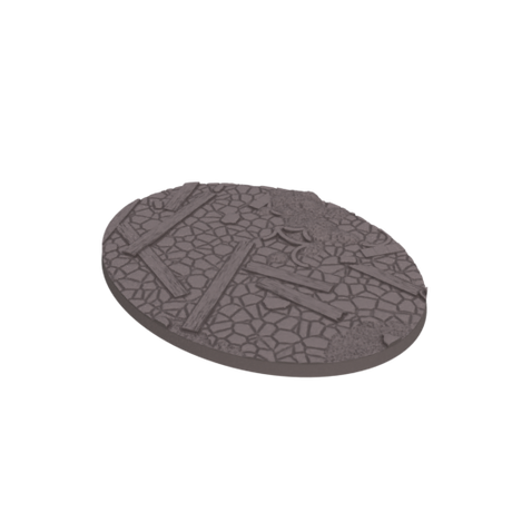 120x92mm Cobblestone Ruins Round Base (Set of 1)