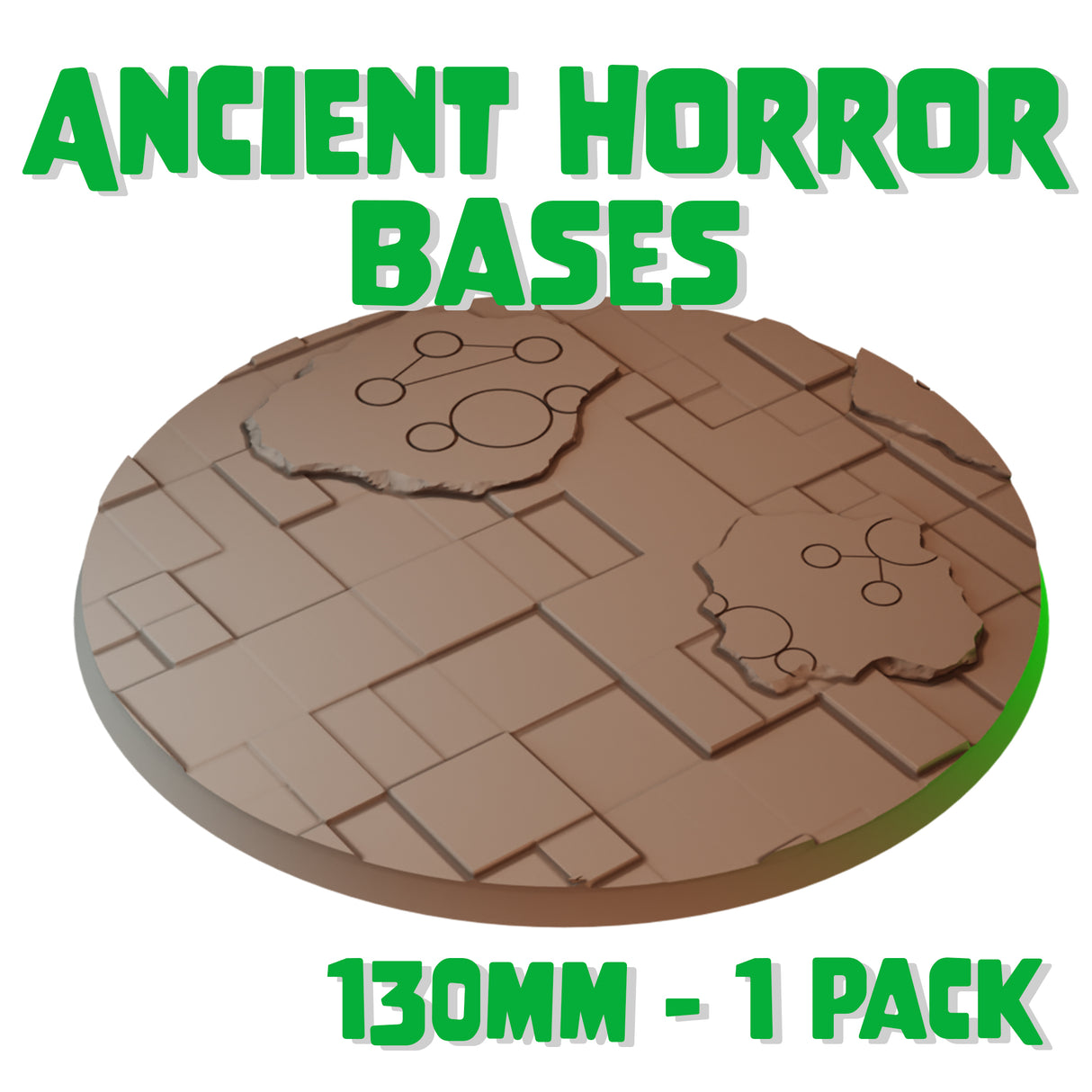 130mm Ancient Horror Round Base (Set of 1)