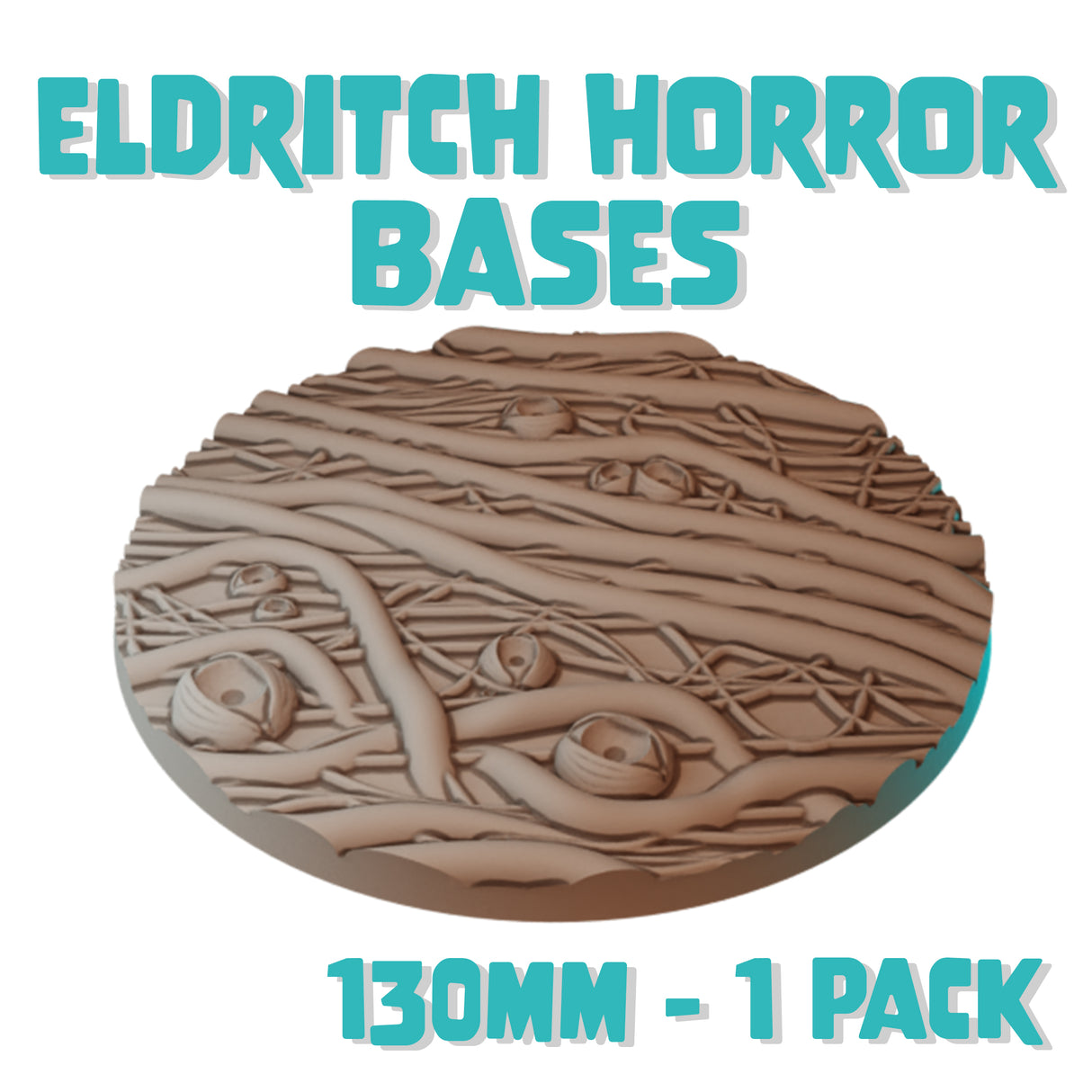 130mm Eldritch Horror Round Bases (Set of 1)