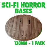 130mm Sci-fi Horror Round Base (Set of 1)