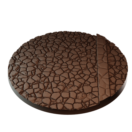 130mm Cobblestone Round Base (Set of 1)