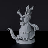 Miniature of Dragonborn Female Bard - dedicated set to army for fantasy tabletop RPG games