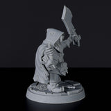 Dwarf Male Ranger with Sword and Severed Head