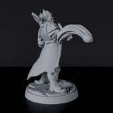 Fire Elemental Male Fighter with Fire Bolt