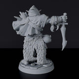 Bugbear Male Warlock with Sword and Skull