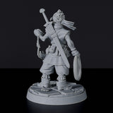 Human Male Adventurer with Grappling Hook and Sword