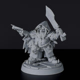 Dwarf Male Ranger with Hand Crossbow and Sword