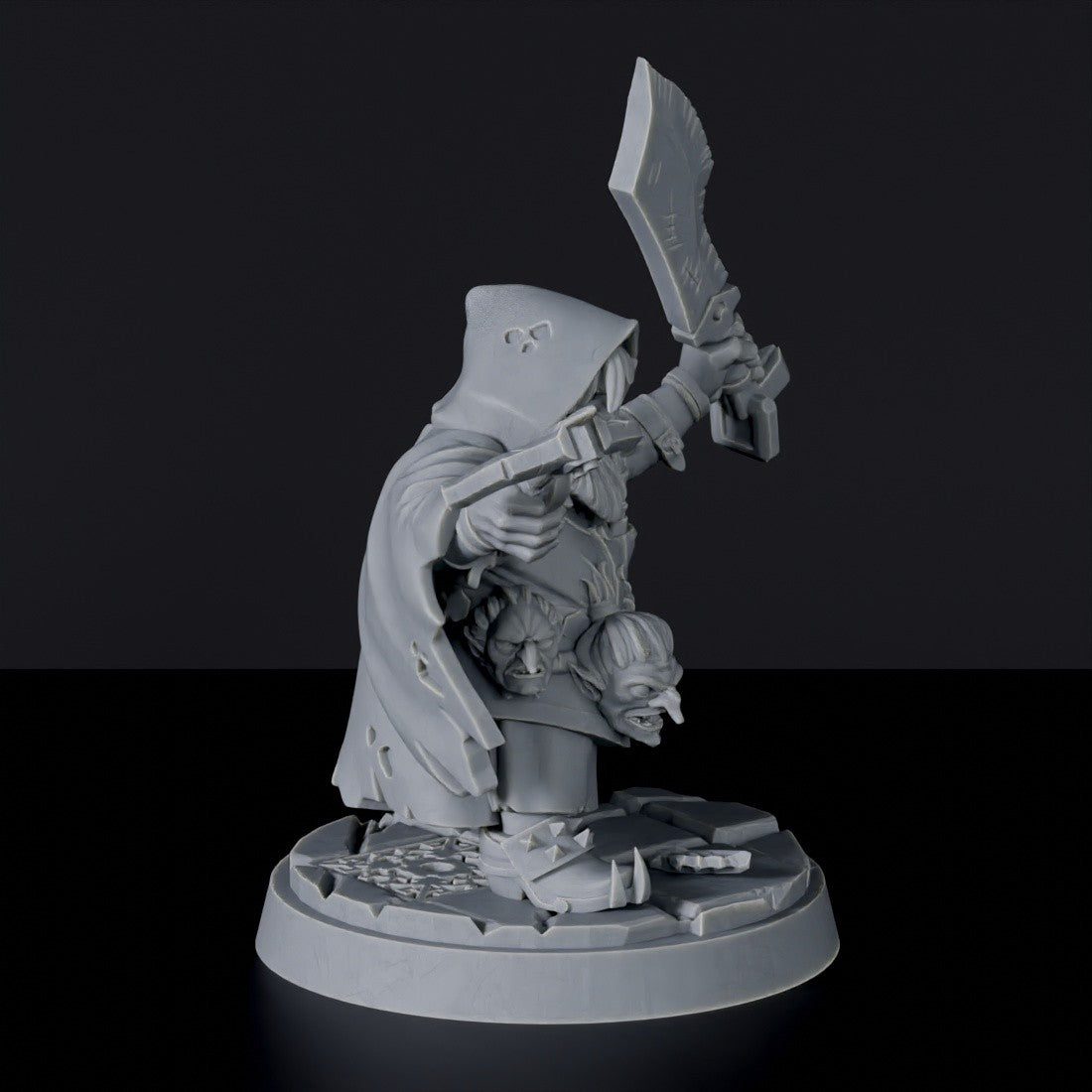 Dwarf Male Ranger with Hand Crossbow and Sword