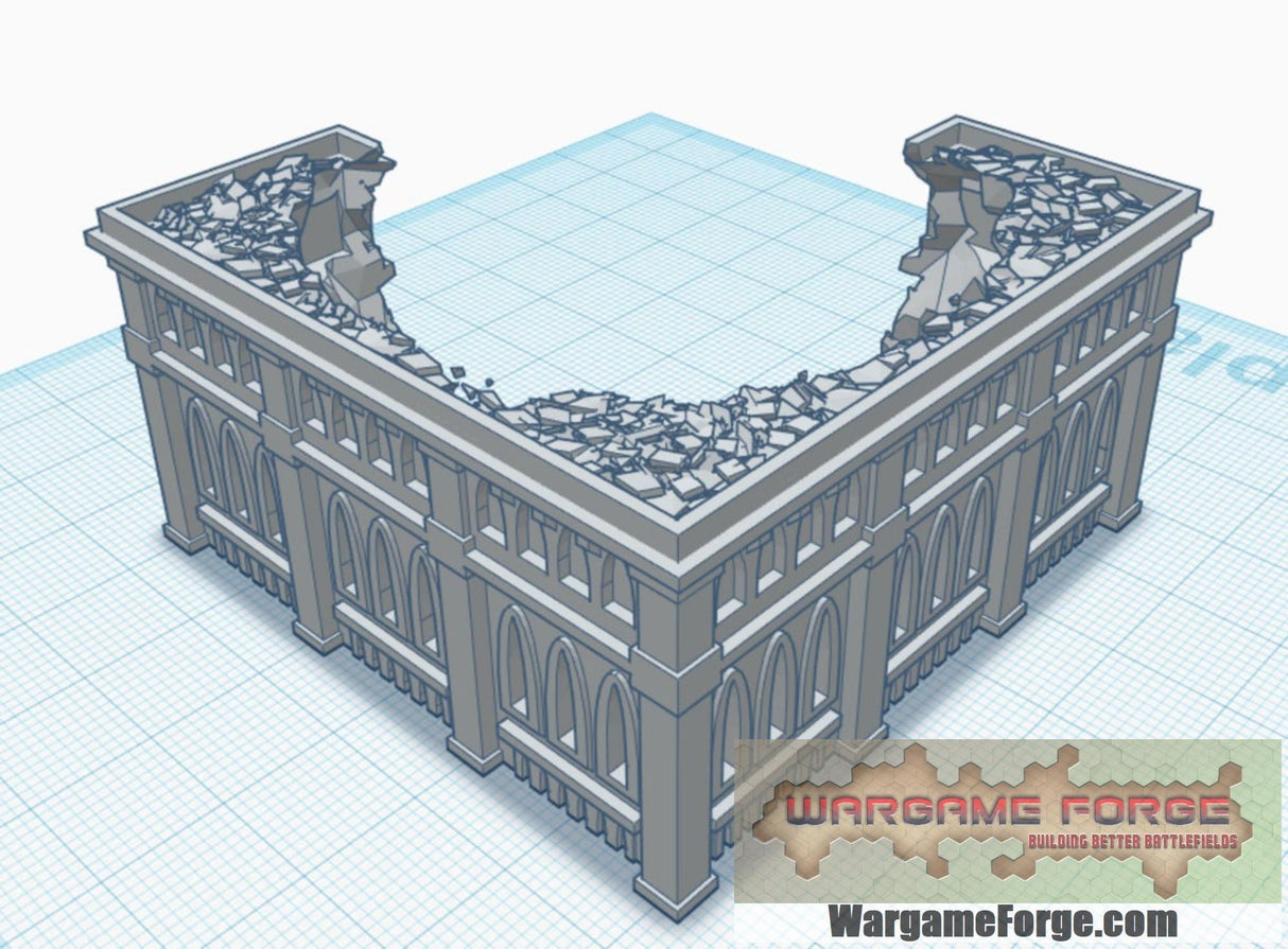 6mm / 8mm Gothic Ruins Mega Bundle (100 STLs)