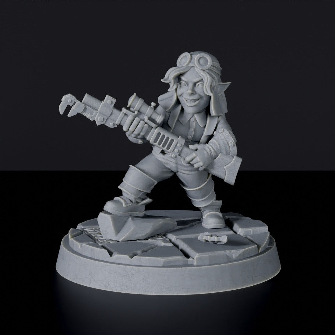 Gnome Female Artificer with Gun