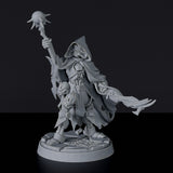 Constructed Male Sorcerer with Mace and Sword