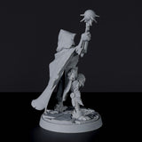 Constructed Male Sorcerer with Mace and Sword