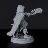 Constructed Male Sorcerer with Mace Casting Spell