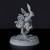 Rabbitfolk Male Bard with Sword and Lyre