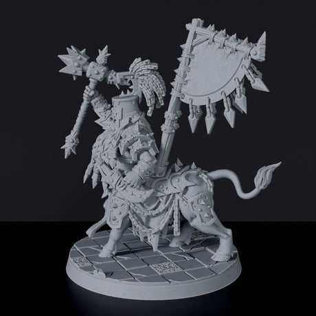 Gull Cen-Tar - Centaur Warrior with Hammer and Scimitar