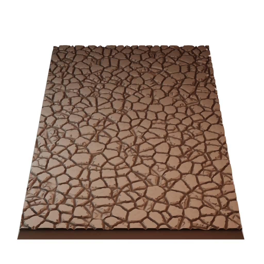 150x100mm Cobblestone Square Base (Set of 1)