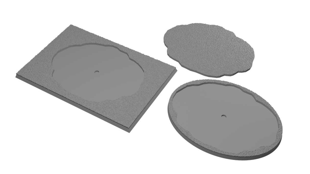 Rank and Flank Desert Base Adapters (45 STLs)