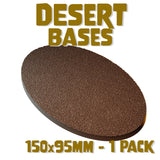 150x95mm Desert Round Base (Set of 1)