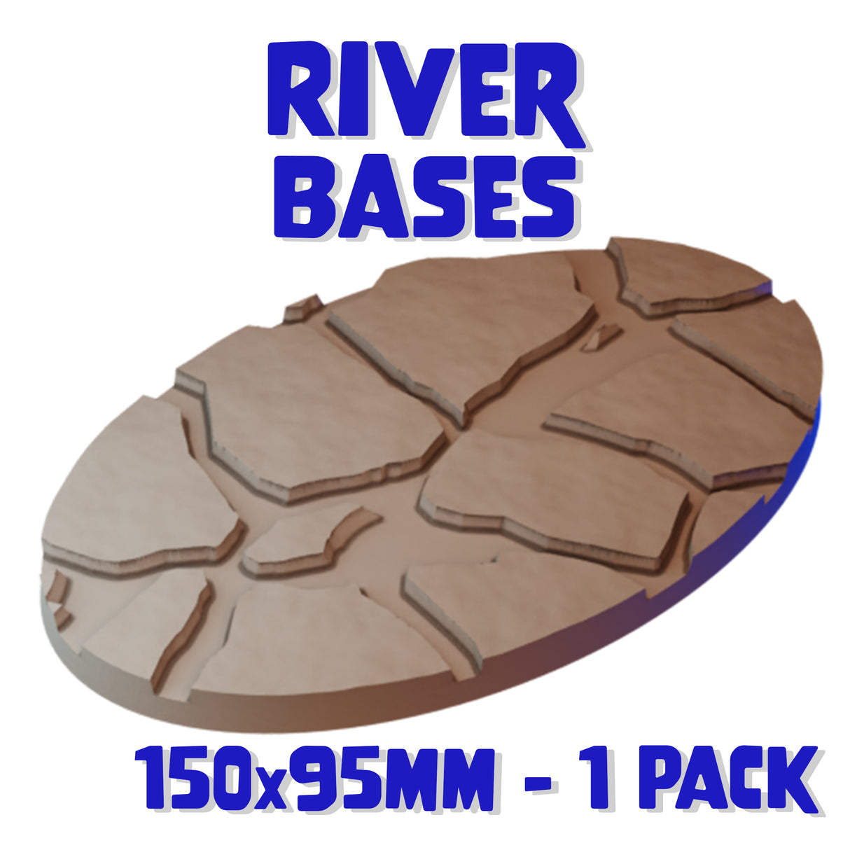 150x95mm River Round Base (Set of 1)