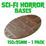 150x95mm Sci-fi Horror Round Base (Set of 1)