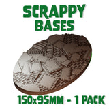 150x95mm Scrappy Round Base (Set of 1)