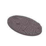 150x95mm Cobblestone Ruins Round Base (Set of 1)