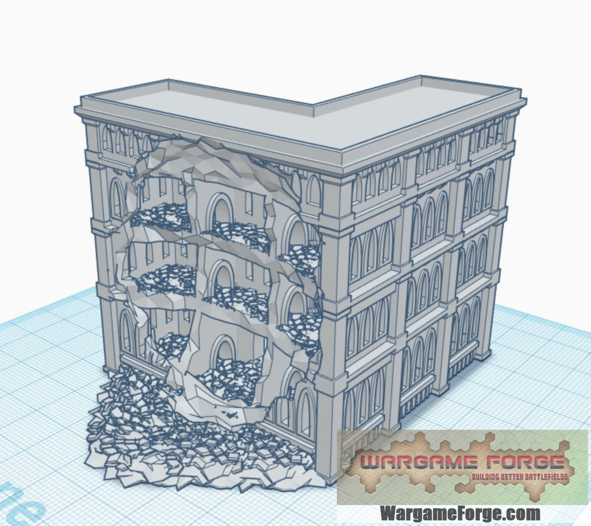 6mm / 8mm Gothic Ruins Mighty Bundle (50 STLs)