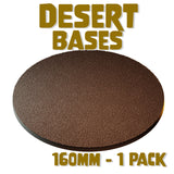 160mm Desert Round Base (Set of 1)