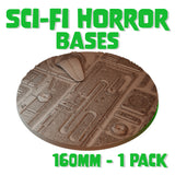 160mm Sci-fi Horror Round Base (Set of 1)