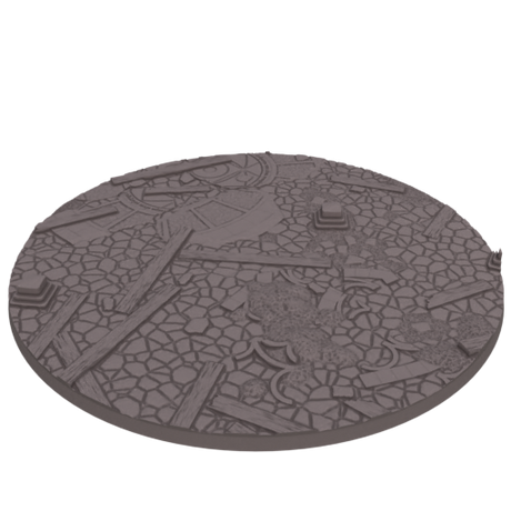 160mm Cobblestone Ruins Round Base (Set of 1)