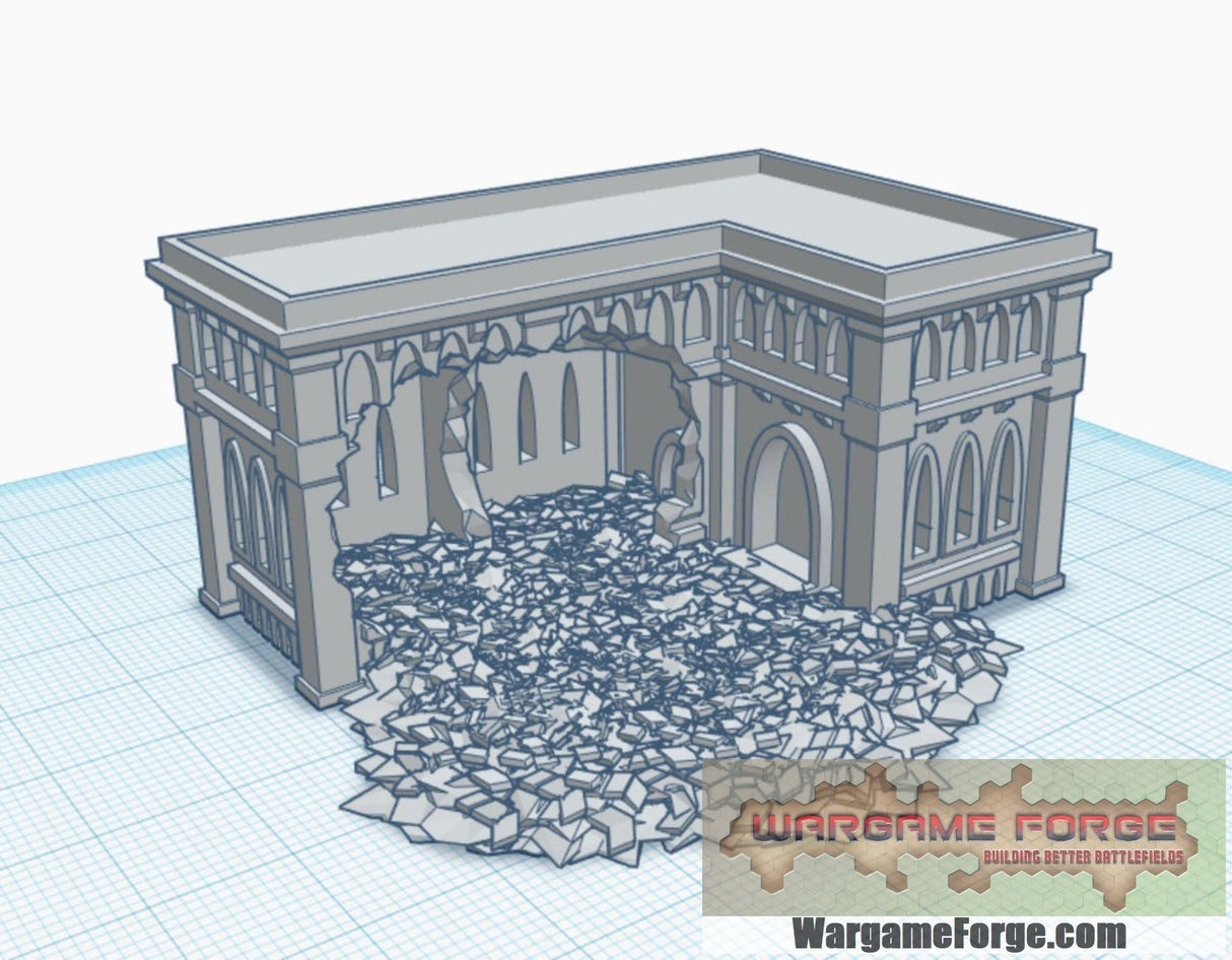 6mm / 8mm Gothic Ruins Mega Bundle (100 STLs)