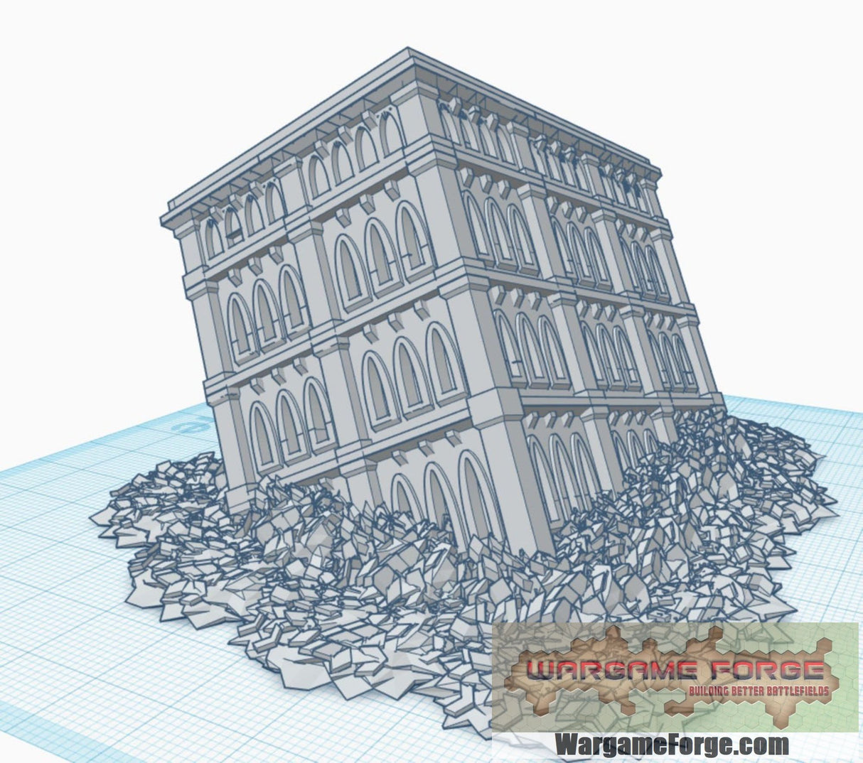 6mm / 8mm Gothic Ruins Mega Bundle (100 STLs)