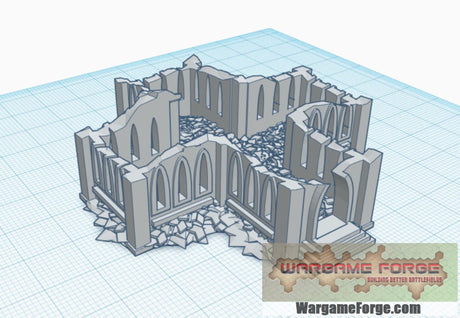 6mm / 8mm Gothic Ruins Mega Bundle (100 STLs)