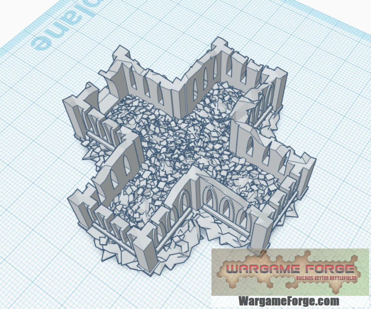 6mm / 8mm Gothic Ruins Mega Bundle (100 STLs)