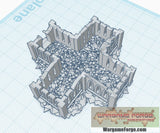 6mm / 8mm Gothic Ruins Mega Bundle (100 STLs)