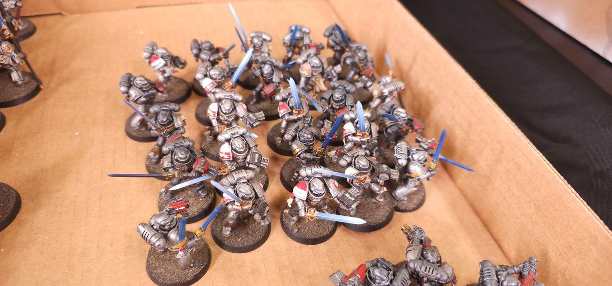 Warhammer 40,000 - Grey Knights - Painted Dreadknight, Infantry & Vehicle Army