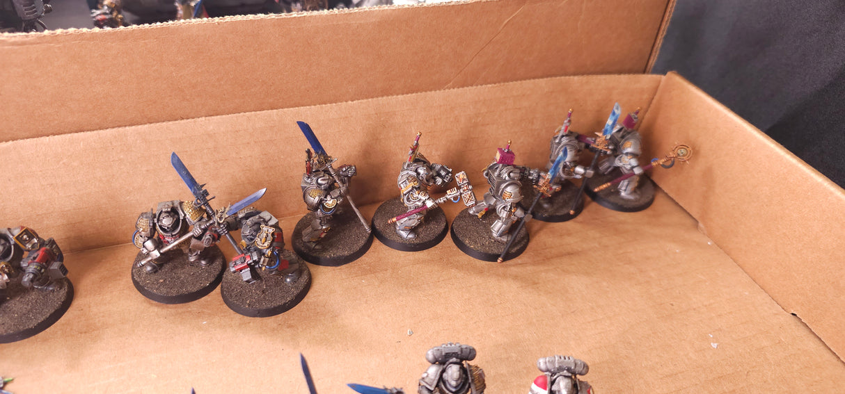 Warhammer 40,000 - Grey Knights - Painted Dreadknight, Infantry & Vehicle Army