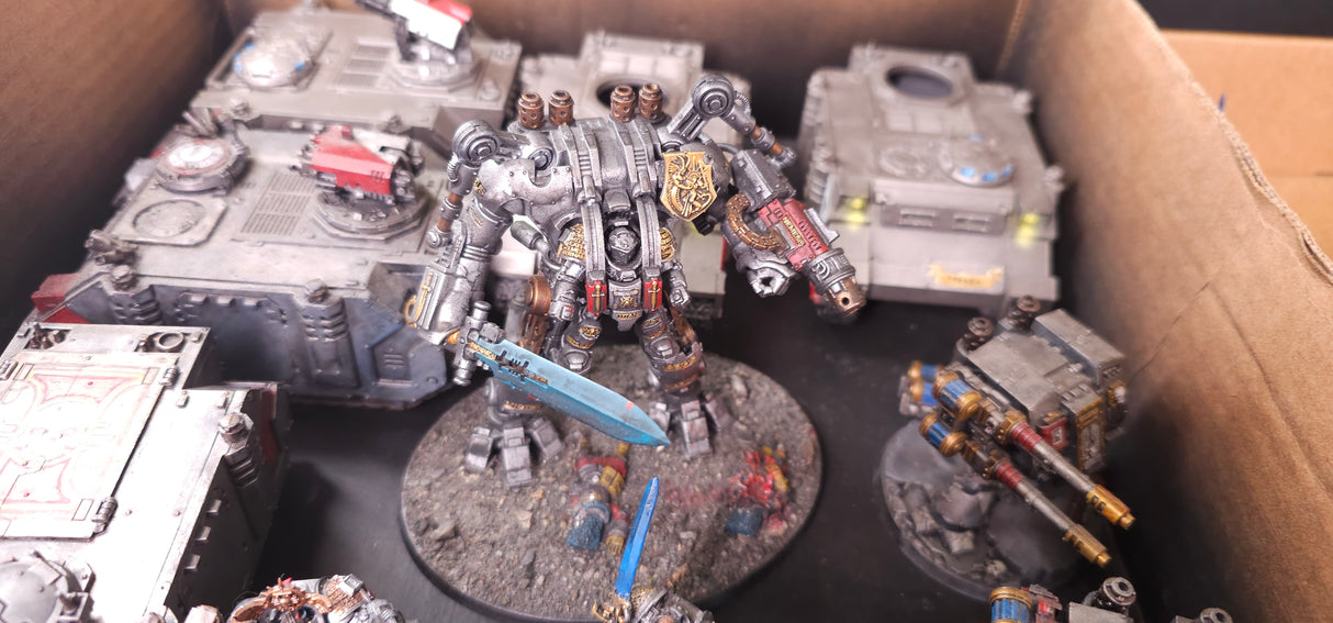 Warhammer 40,000 - Grey Knights - Painted Dreadknight, Infantry & Vehicle Army