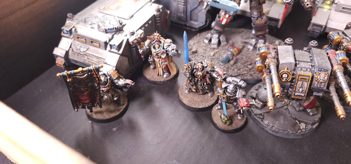 Warhammer 40,000 - Grey Knights - Painted Dreadknight, Infantry & Vehicle Army