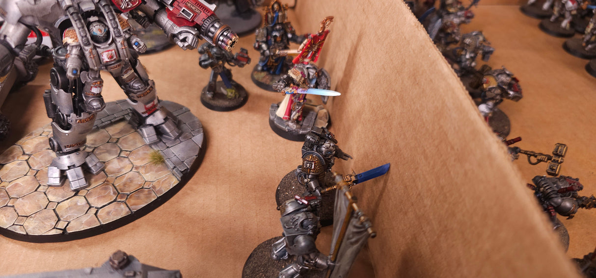 Warhammer 40,000 - Grey Knights - Painted Dreadknight, Dreadnought & Vehicle Army #2