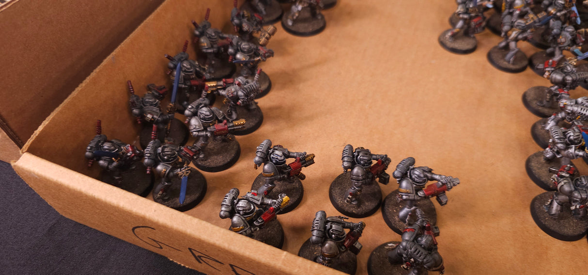 Warhammer 40,000 - Grey Knights - Painted Dreadknight, Dreadnought & Vehicle Army #2