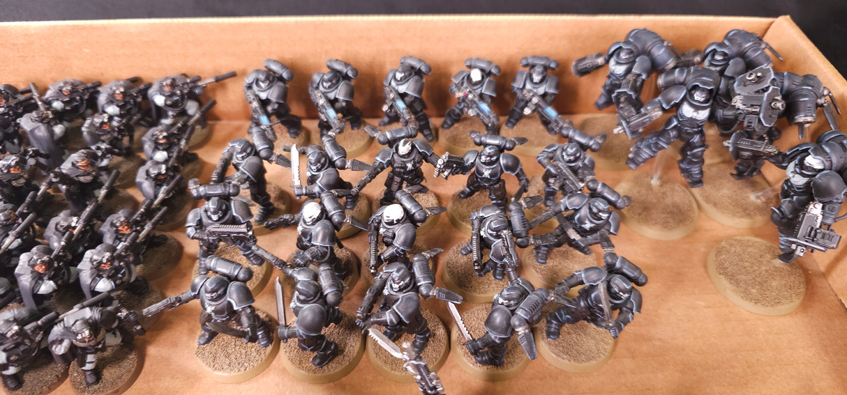 Warhammer 40,000 - Raven Guard - Painted Primaris Army