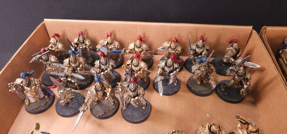 Warhammer 40,000 - Adeptus Custodes - Painted Army with Grav Vehicles & Jetbikes
