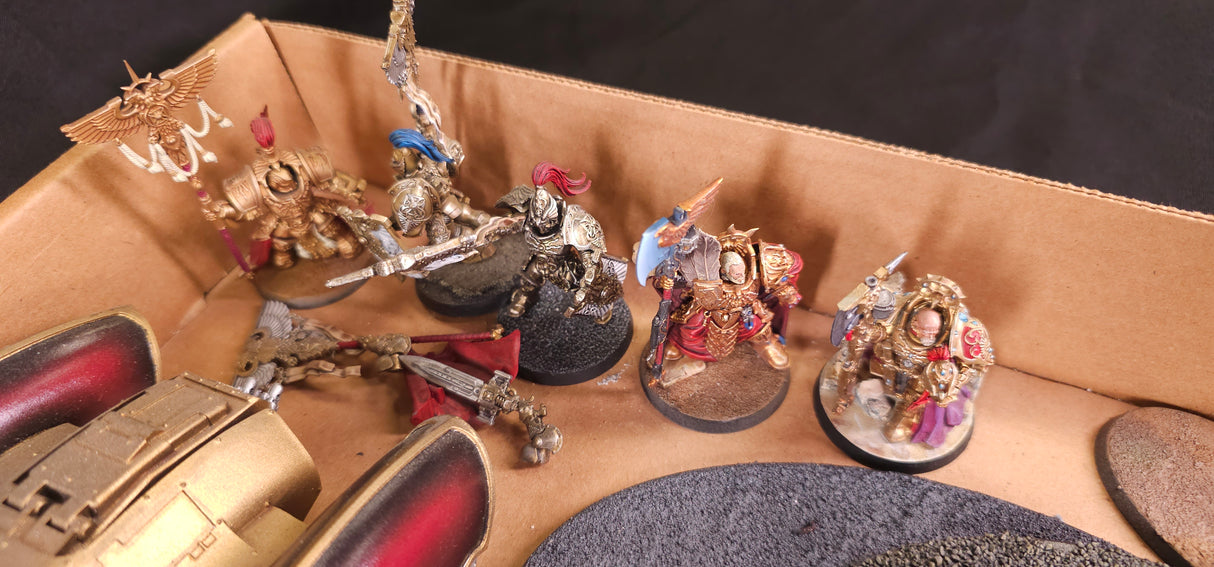 Warhammer 40,000 - Adeptus Custodes - Painted Army with Grav Vehicles & Jetbikes