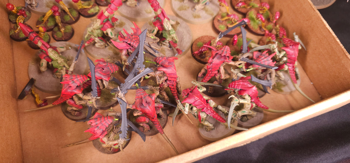 Warhammer 40,000 - Tyranids - Painted Tervigon & Swarm Army
