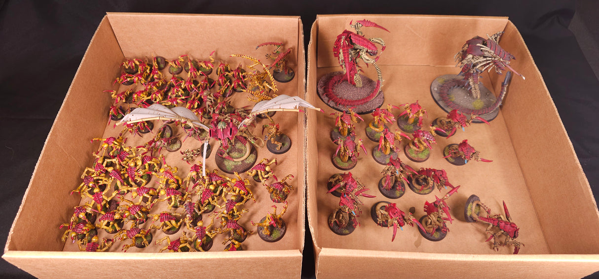 Warhammer 40,000 - Tyranids - Painted Vanguard, Swarm & Monster Army