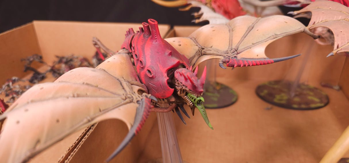Warhammer 40,000 - Tyranids - Painted Flying Monsters & Space Hulk Genestealers